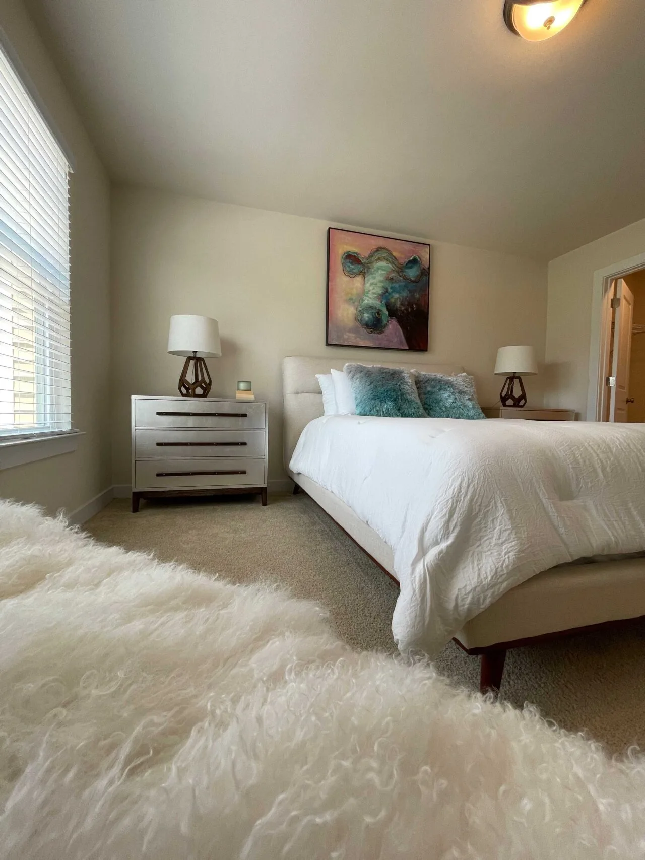 Photo of the living and dining room in the Randolph lot 76 section 6 at Castleton in Henrico VA by Boyd Homes